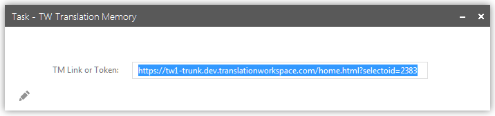 translation workspace xliff editor